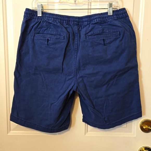 Goodthreads, Men's Shorts, Sz Lg, Blue, Cotton, Durable, Denim, Elastic Waist - Picture 8 of 11